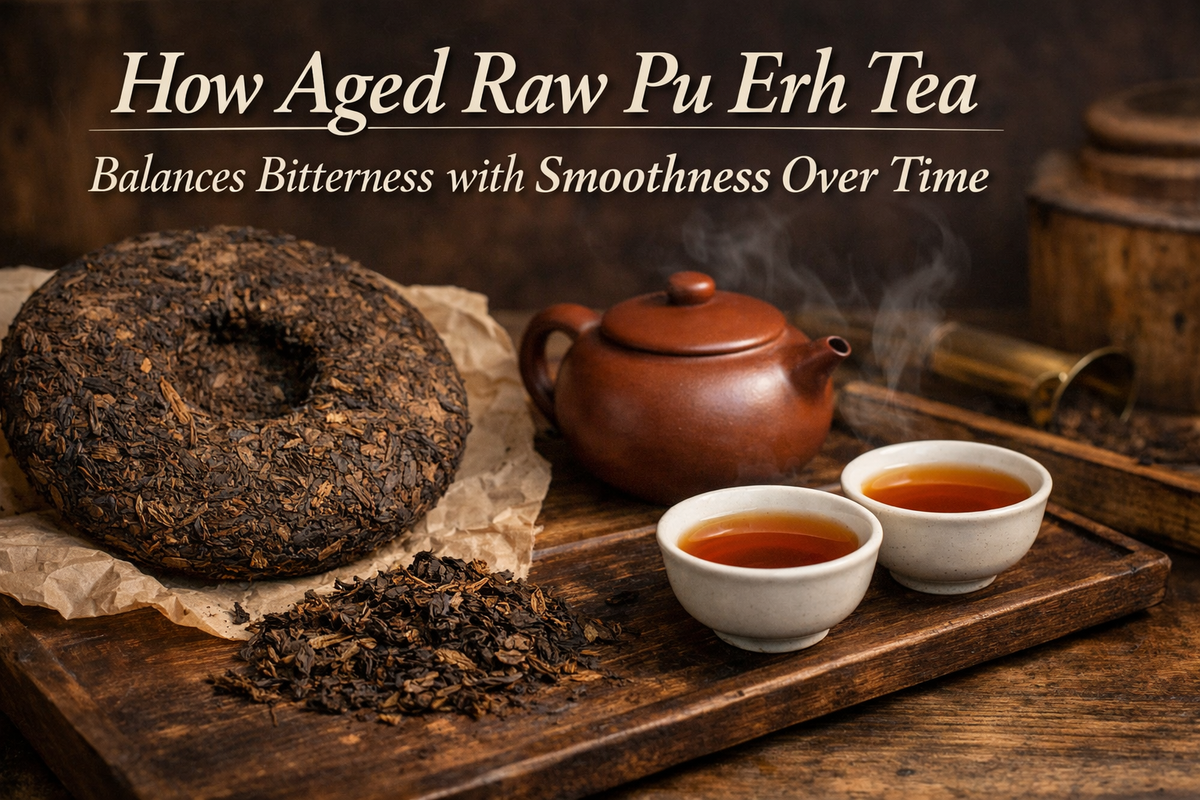How Aged Raw Pu Erh Tea Balances Bitterness with Smoothness Over Time